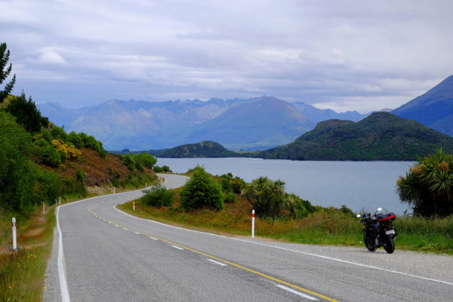 On the Queenstown-Glenorchy Road along Lake Wakatipu