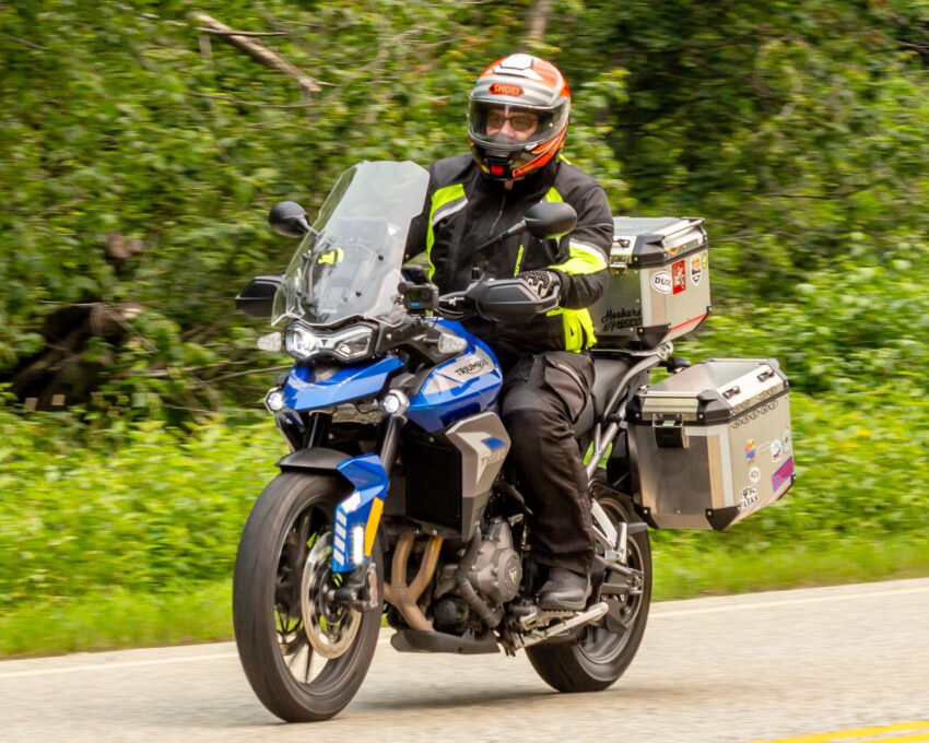 Riding on BC 31A during the Kootenay RAT Raid